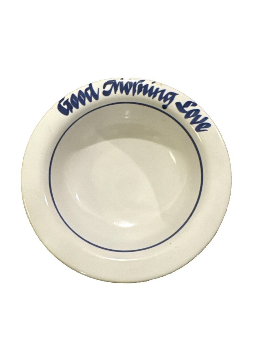 'Good Morning Love' Ceramic Cereal Bowl